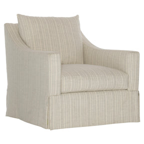 Grace Ivory/Beige Swivel Chair - Ornate Home