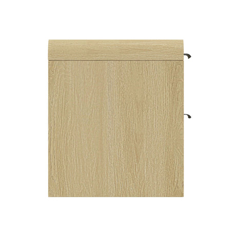 Grace Nightstand in Natural Oak and Black - Ornate Home