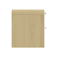 Grace Nightstand in Natural Oak and Gold (set of 2) - Ornate Home