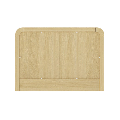 Grace Nightstand in Natural Oak and Gold (set of 2) - Ornate Home