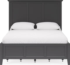 Grace Raven Black Twin Four Drawer Platform Storage Bed - Ornate Home