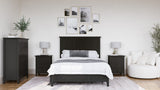Grace Raven Black Twin Four Drawer Platform Storage Bed - Ornate Home