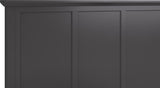Grace Raven Black Twin Four Drawer Platform Storage Bed - Ornate Home
