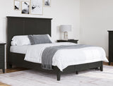 Grace Raven Black Twin Three Panel Bed - Ornate Home
