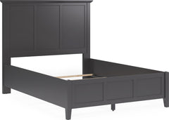 Grace Raven Black Twin Three Panel Bed - Ornate Home