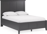 Grace Raven Black Twin Three Panel Bed - Ornate Home