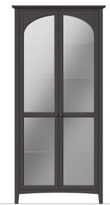 Grace Raven Display Cabinet - Ornate Home