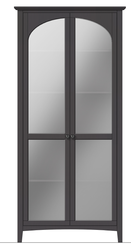 Grace Raven Display Cabinet - Ornate Home
