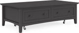 Grace Raven Rectangle Coffee Table - Ornate Home