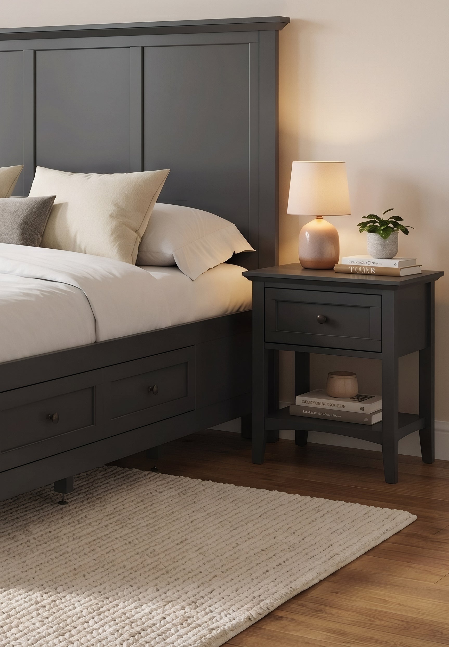 Grace Raven Small Nightstand