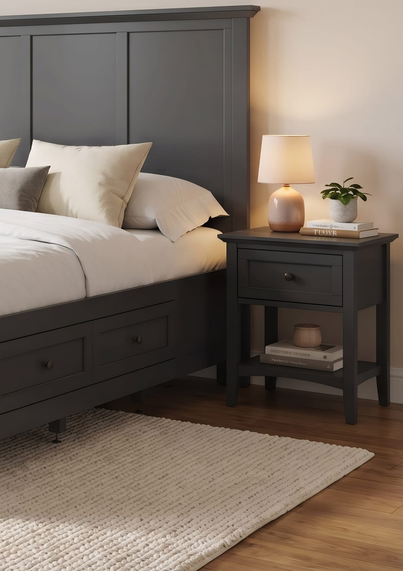 Grace Raven Small Nightstand