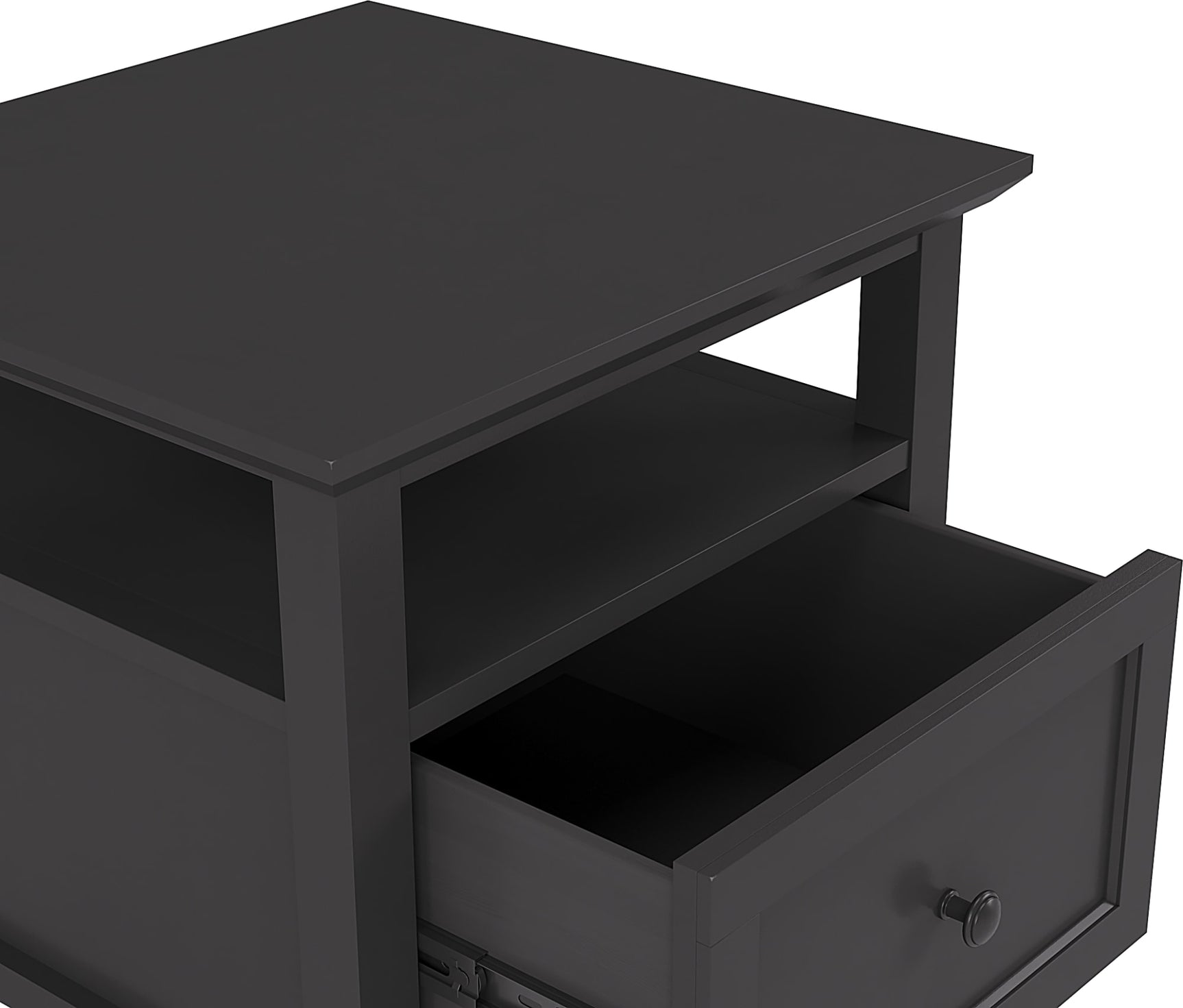 Grace Raven Square End Table - Ornate Home