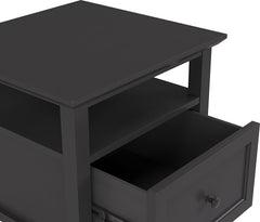 Grace Raven Square End Table - Ornate Home