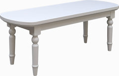 Grace Snowfall Oval Dining Table - Ornate Home