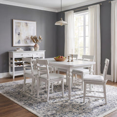 Grace Snowfall Oval Dining Table - Ornate Home