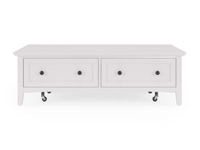 Grace Snowfall Rectangle Coffee Table - Ornate Home