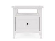 Grace Snowfall Square End Table - Ornate Home
