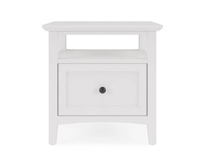 Grace Snowfall Square End Table - Ornate Home