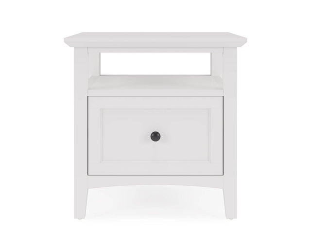 Grace Snowfall Square End Table - Ornate Home