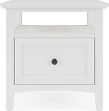 Grace Snowfall Square End Table - Ornate Home