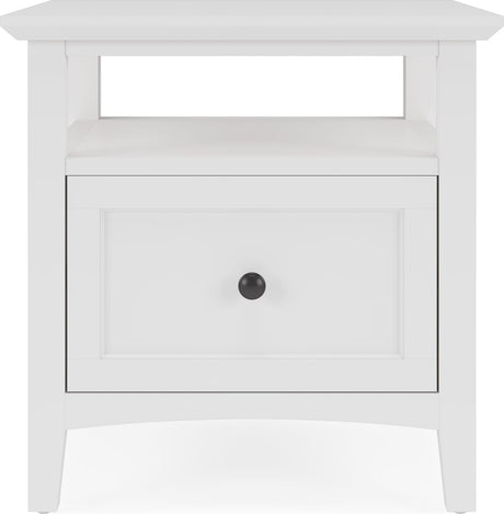 Grace Snowfall Square End Table - Ornate Home