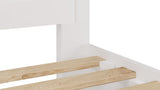 Grace Snowfall White Twin Four Drawer Platform Storage Bed - Ornate Home