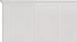 Grace Snowfall White Twin Four Drawer Platform Storage Bed - Ornate Home