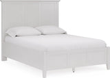 Grace Snowfall White Twin Three Panel Bed - Ornate Home