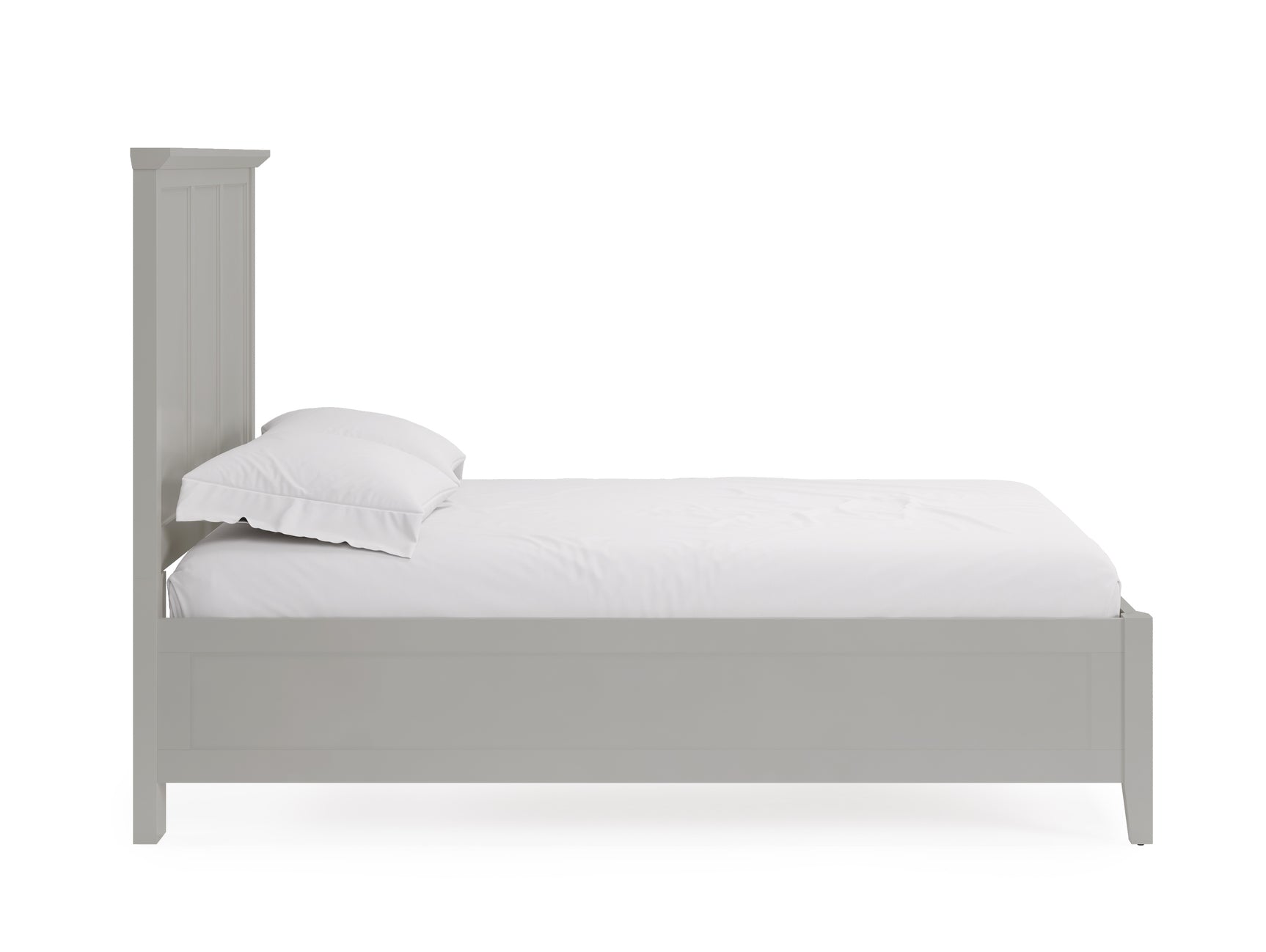 Grace Three California King Panel Bed in Elephant Grey - Ornate Home