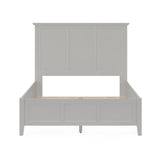 Grace Three California King Panel Bed in Elephant Grey - Ornate Home