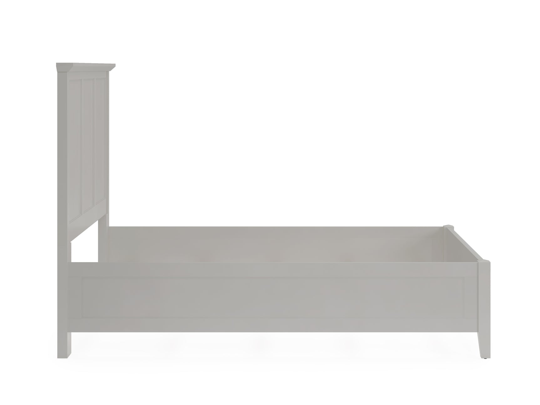 Grace Three California King Panel Bed in Elephant Grey - Ornate Home