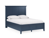 Grace Three Eastern King Panel Bed in Blueberry - Ornate Home