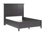 Grace Three Eastern King Panel Bed in Raven Black - Ornate Home
