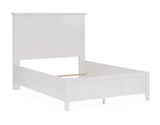 Grace Three Eastern King Panel Bed in Snowfall White - Ornate Home