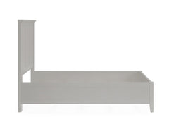 Grace Three Full Panel Bed in Elephant Grey - Ornate Home