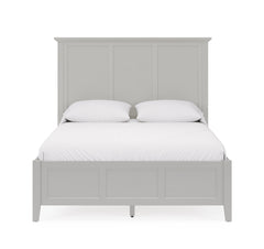 Grace Three Queen Panel Bed in Elephant Grey - Ornate Home