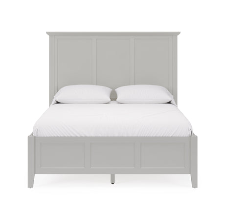Grace Three Queen Panel Bed in Elephant Grey - Ornate Home