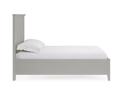 Grace Three Queen Panel Bed in Elephant Grey - Ornate Home