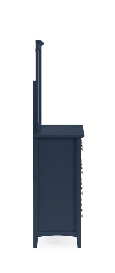 Grace Wall or Dresser Mirror in Blueberry - Ornate Home