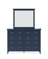 Grace Wall or Dresser Mirror in Blueberry - Ornate Home