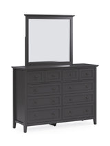 Grace Wall or Dresser Mirror in Raven Black - Ornate Home