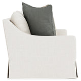 Grace White/Cream Fabric Sofa - Ornate Home