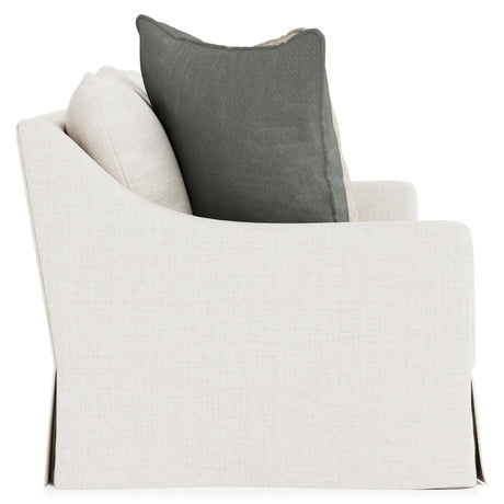 Grace White/Cream Fabric Sofa - Ornate Home