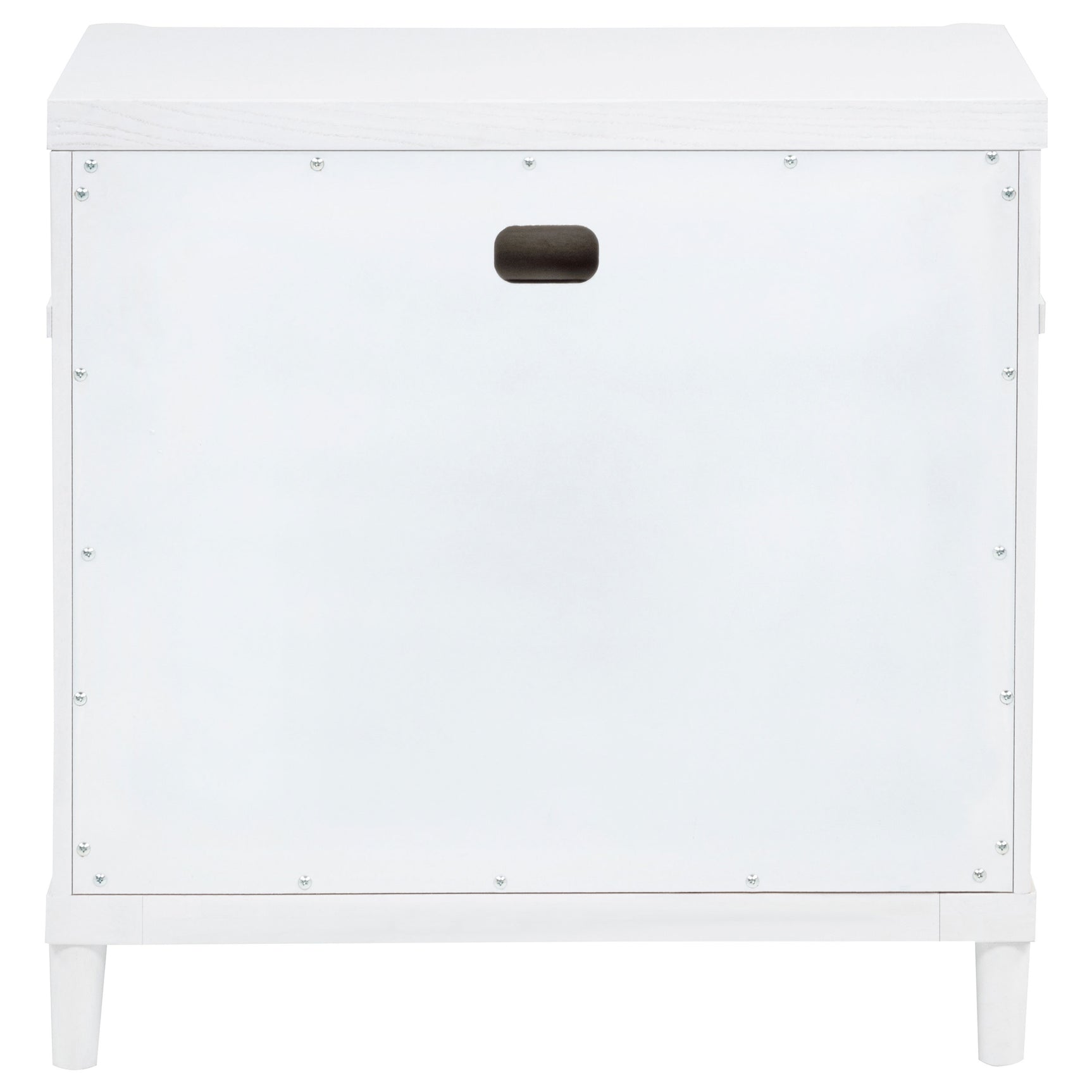 Gracemont White 3-drawer Bedroom Nightstand Bedside Table - Ornate Home