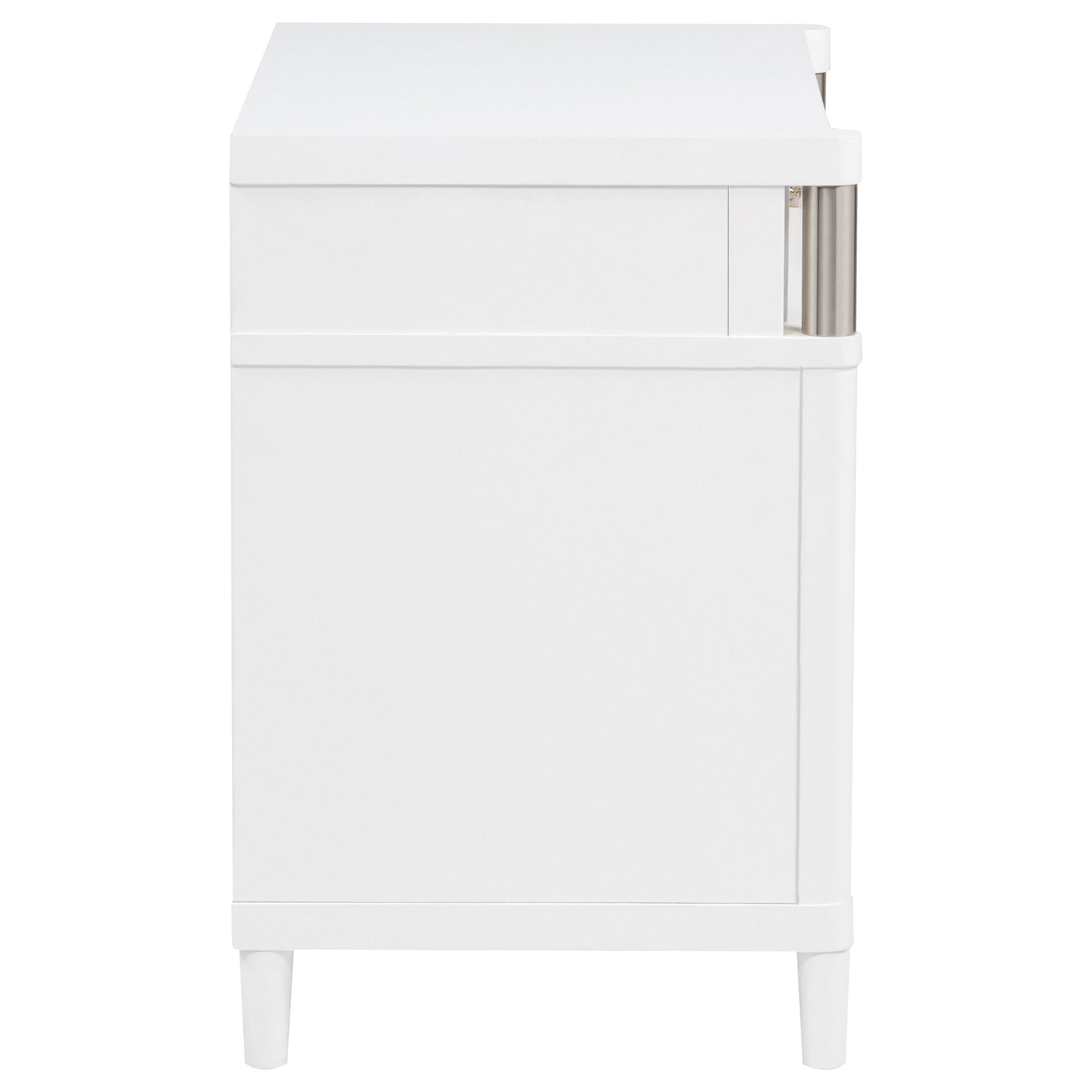 Gracemont White 3-drawer Bedroom Nightstand Bedside Table - Ornate Home