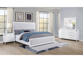 Gracemont White 4-piece Eastern King Bedroom Set - Ornate Home
