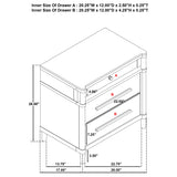 Gracemont White 4-piece Eastern King Bedroom Set - Ornate Home