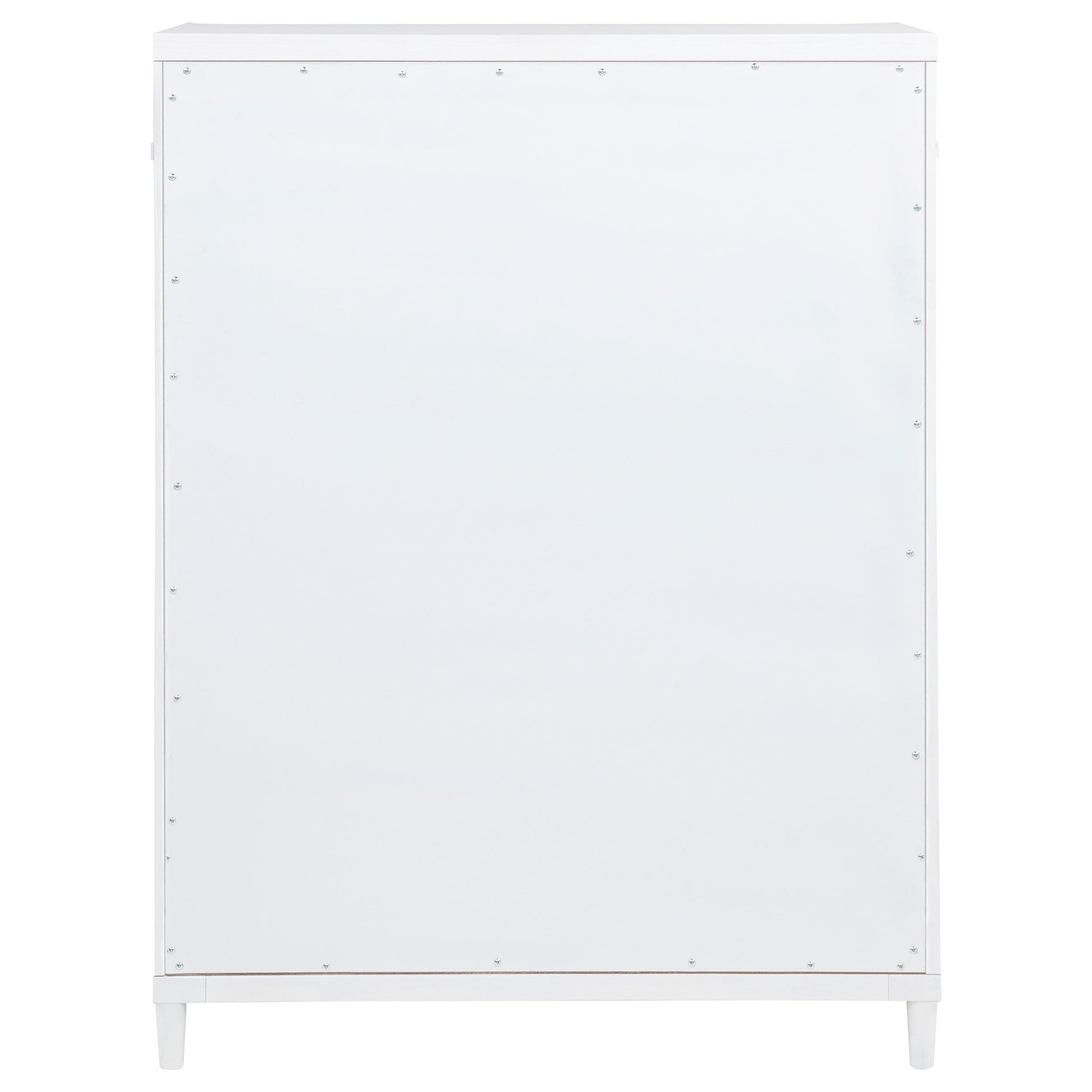 Gracemont White 5-drawer Bedroom Chest of Drawers - Ornate Home