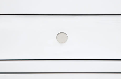 Gracemont White 5-drawer Bedroom Chest of Drawers - Ornate Home