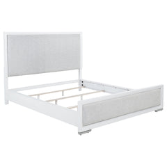 Gracemont White 5-piece California King Bedroom Set - Ornate Home